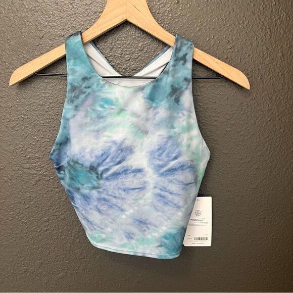 Athleta Conscious Crop Printed Bra A-C - Picture 4 of 14